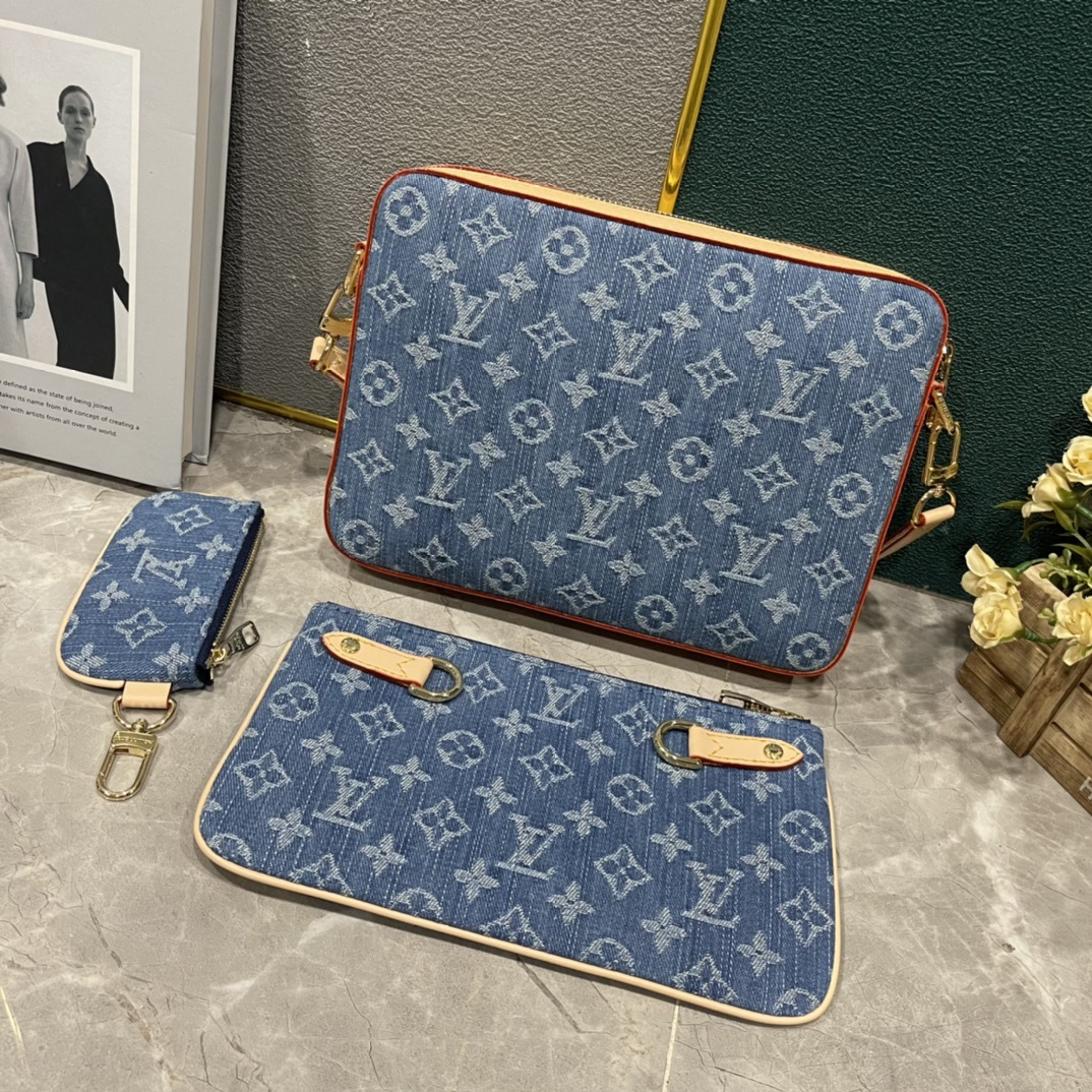 ルイ・ヴィトン「Louis Vuitton」新作 Trio メッセンジャーバッグ