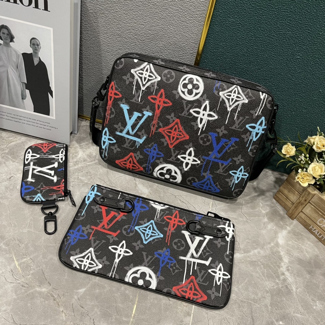 ルイ・ヴィトン「Louis Vuitton」新作 Trio メッセンジャーバッグ