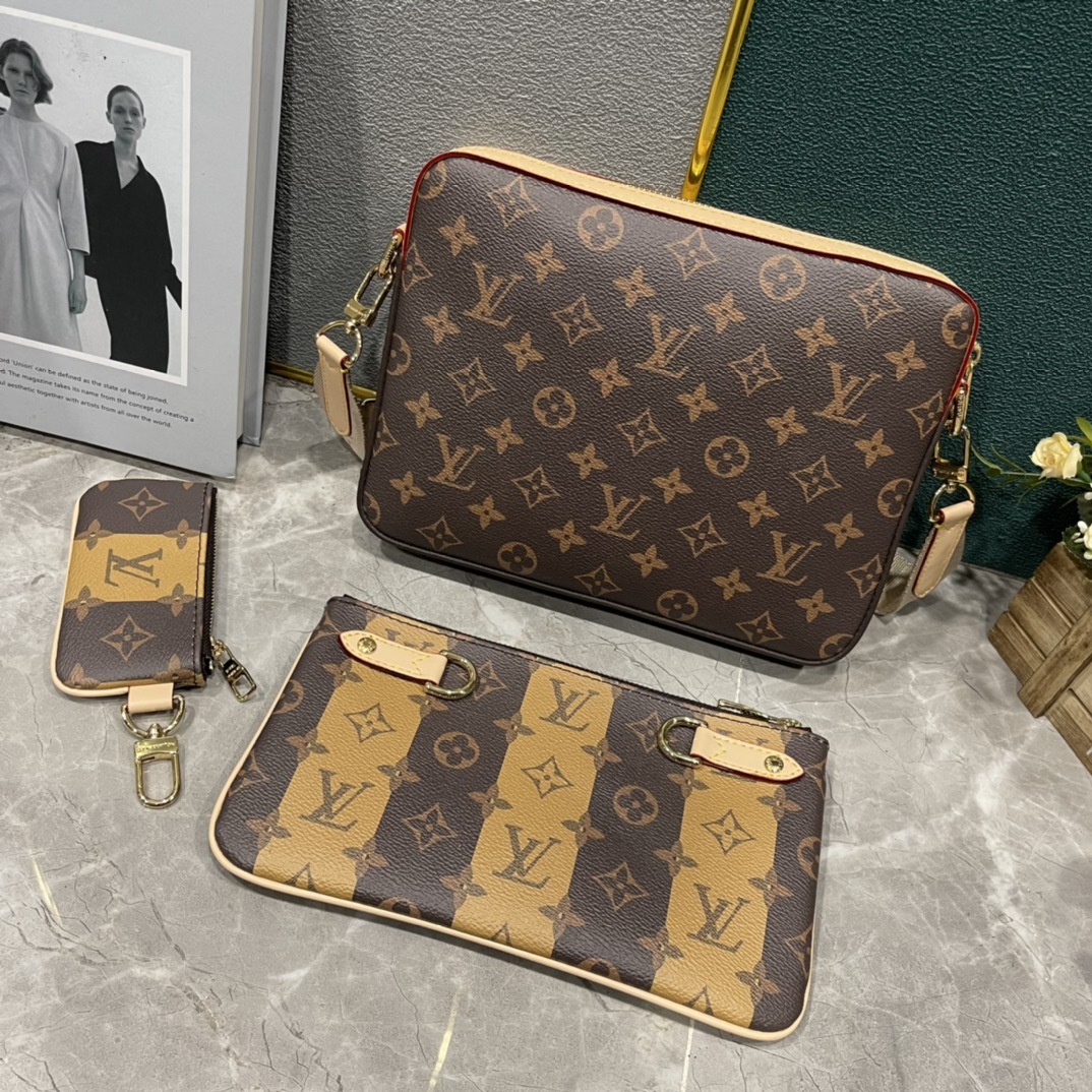 ルイ・ヴィトン「Louis Vuitton」新作 Trio メッセンジャーバッグ