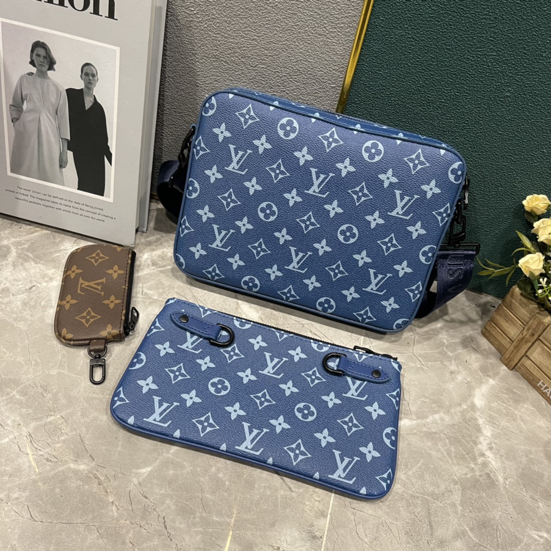 ルイ・ヴィトン「Louis Vuitton」新作 Trio メッセンジャーバッグ