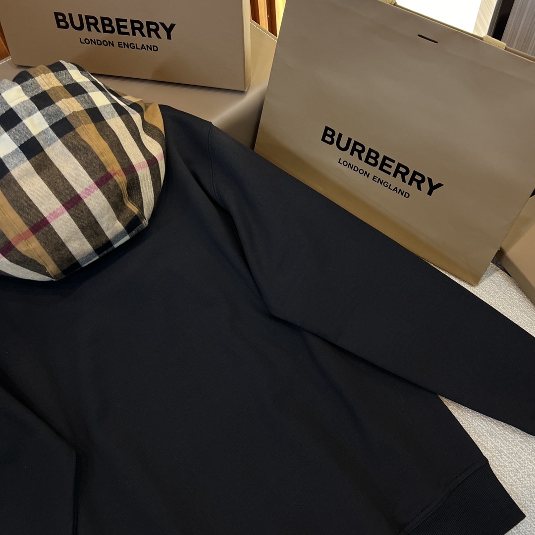バーバリー［Burberry］Logo-Embroidered綿トレーナー