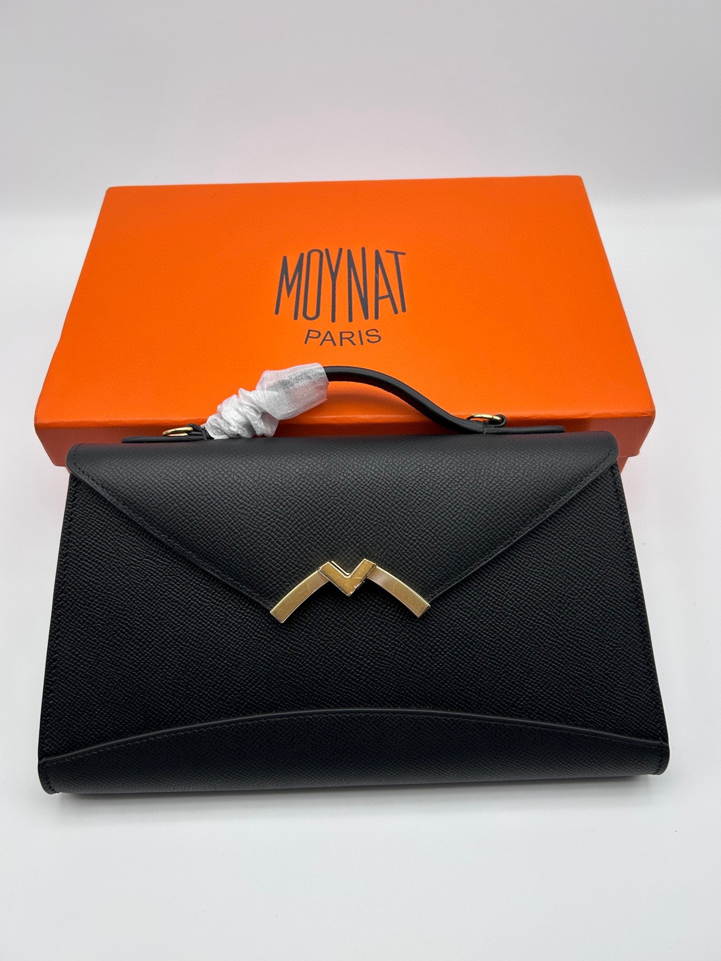 モイナ「Moynat」Réjane レザートートバッグ