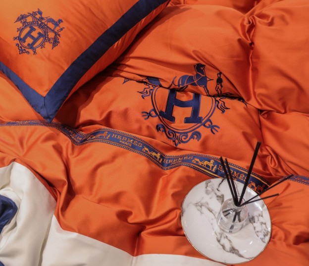 エルメス「Hermès」プレミアムコットン デジタルプリント 4点セット