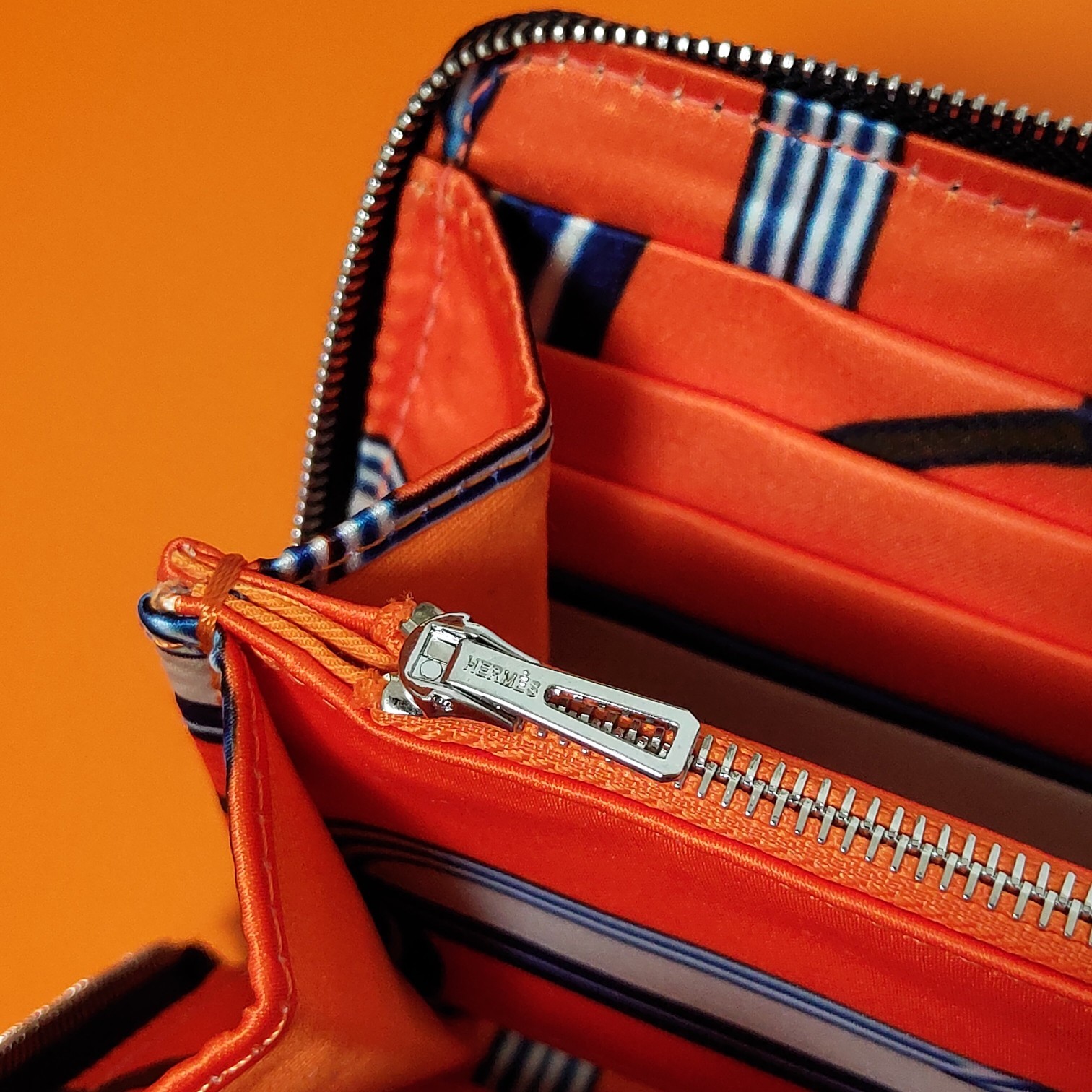 エルメス エプソムレザー ジッパーウォレット