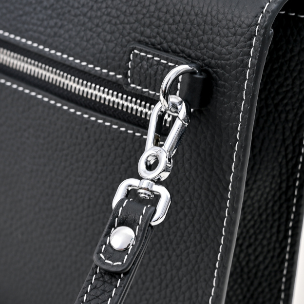 エルメス ジップ レザー クラッチバッグ