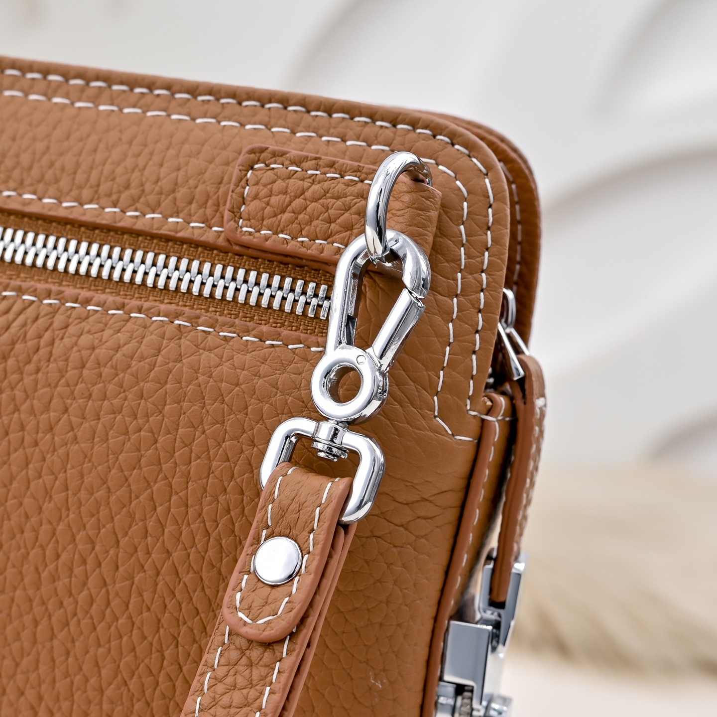 エルメス エヴリン ジップ レザー クラッチバッグ「Evelyne Clutch」