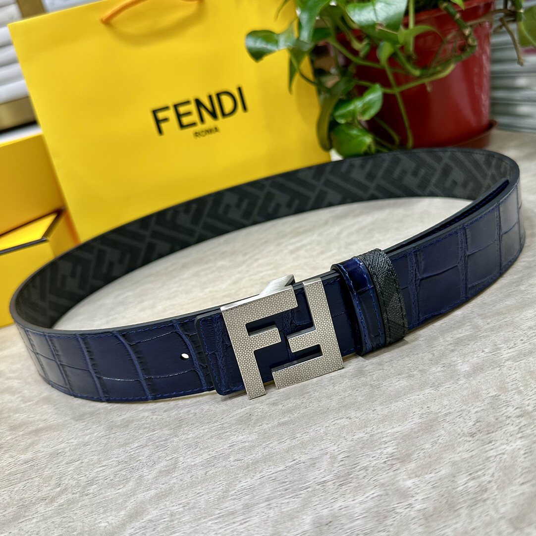フェンディ「Fendi」FF ベルト - リバーシブル フックベルト