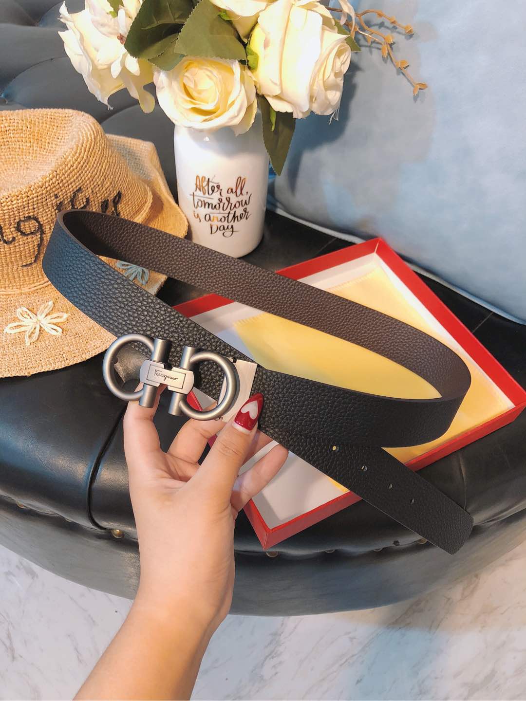 フェラガモ「Ferragamo」リバーシブルベルト