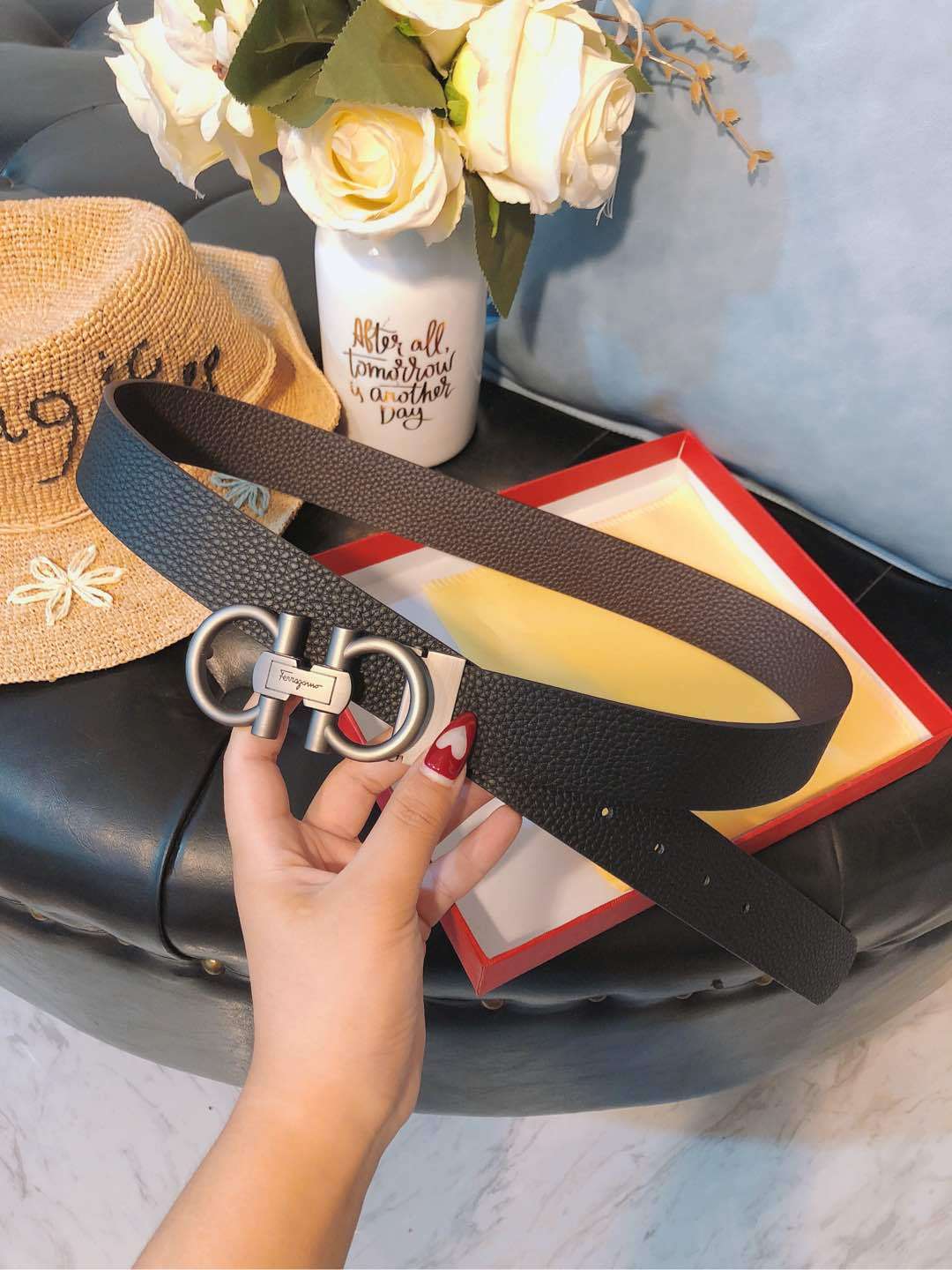 フェラガモ「Ferragamo」リバーシブルベルト