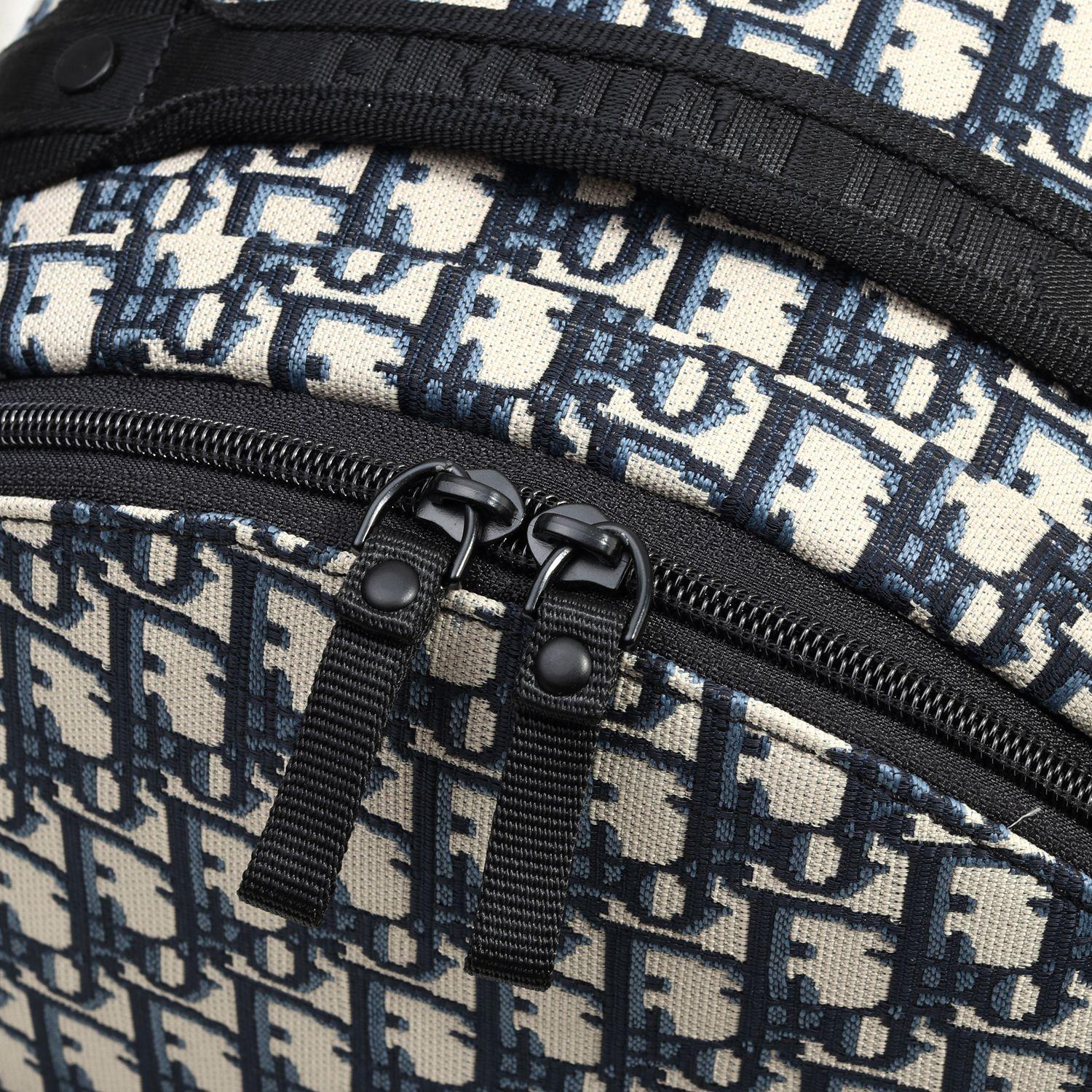 ディオール「Dior」Imported Oblique帆布 ダブルストラップ バックパック【中性デザイン×実用性】