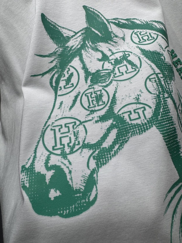 エルメス「Hermès」 クルーネックTシャツ 軽やかな着心地 春夏新作