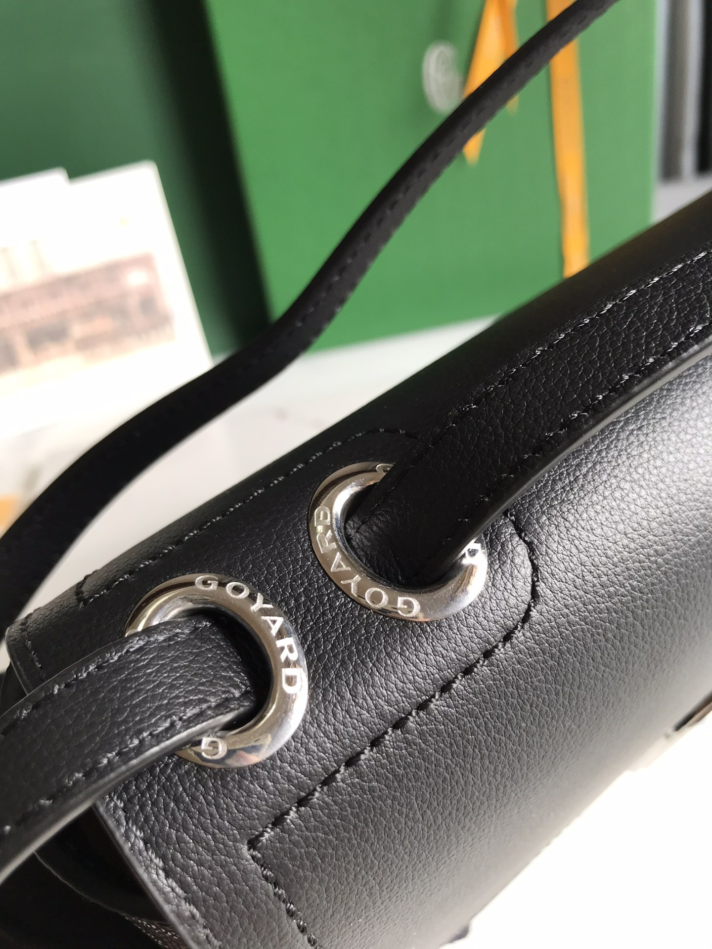 ゴヤール「Goyard」ゴヤルディーヌ帆布＆レザー トートバッグ