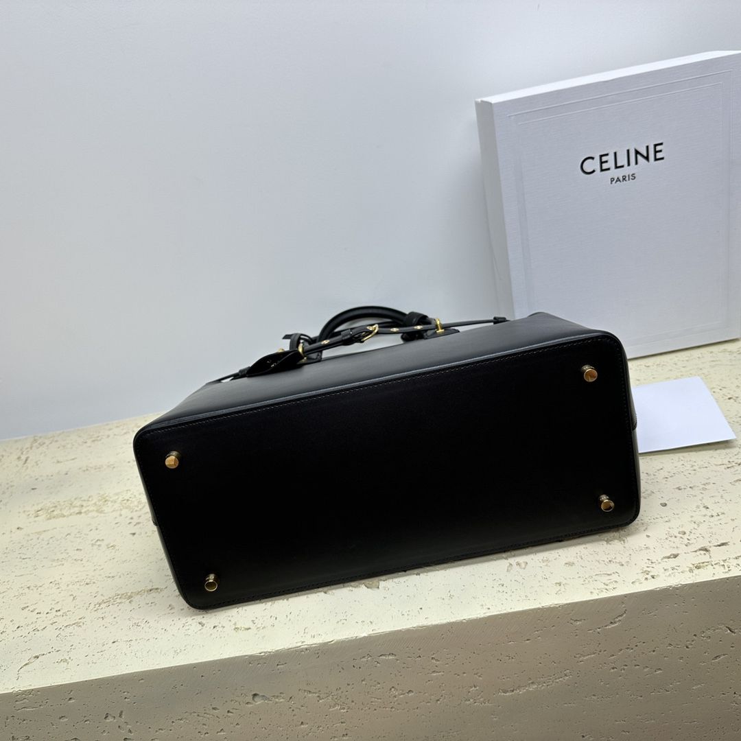 セリーヌ「Celine」CONTI 柔软牛皮革ハンドバッグ