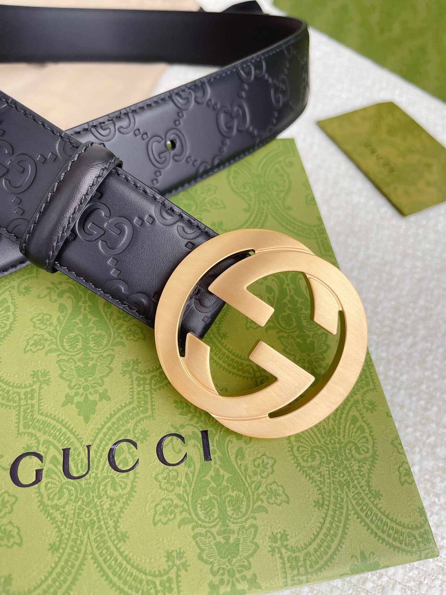 【在庫新登場】Gucci イタリアンテイストベルト「全長約 100cm」