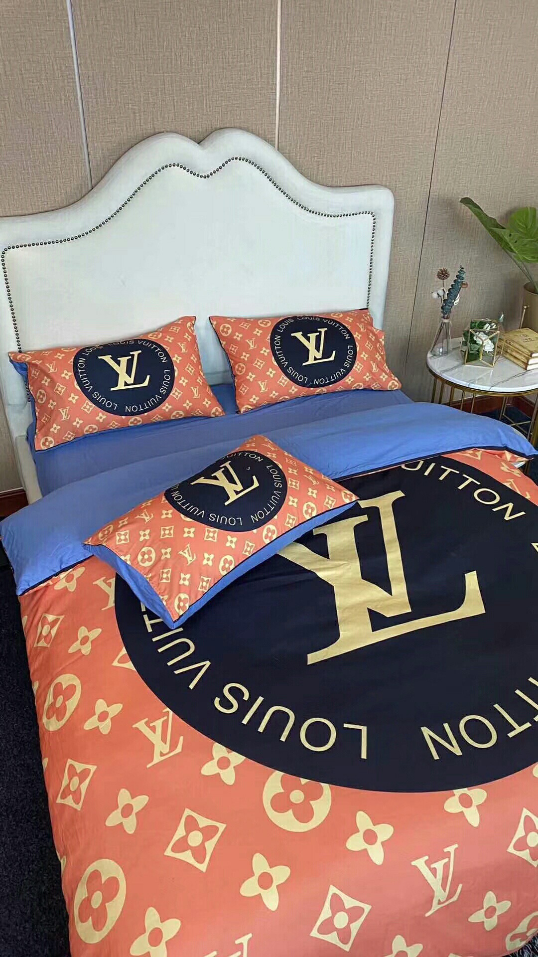 ルイ・ヴィトン「Louis Vuitton」プレミアムコットン デジタルプリント 4点セット