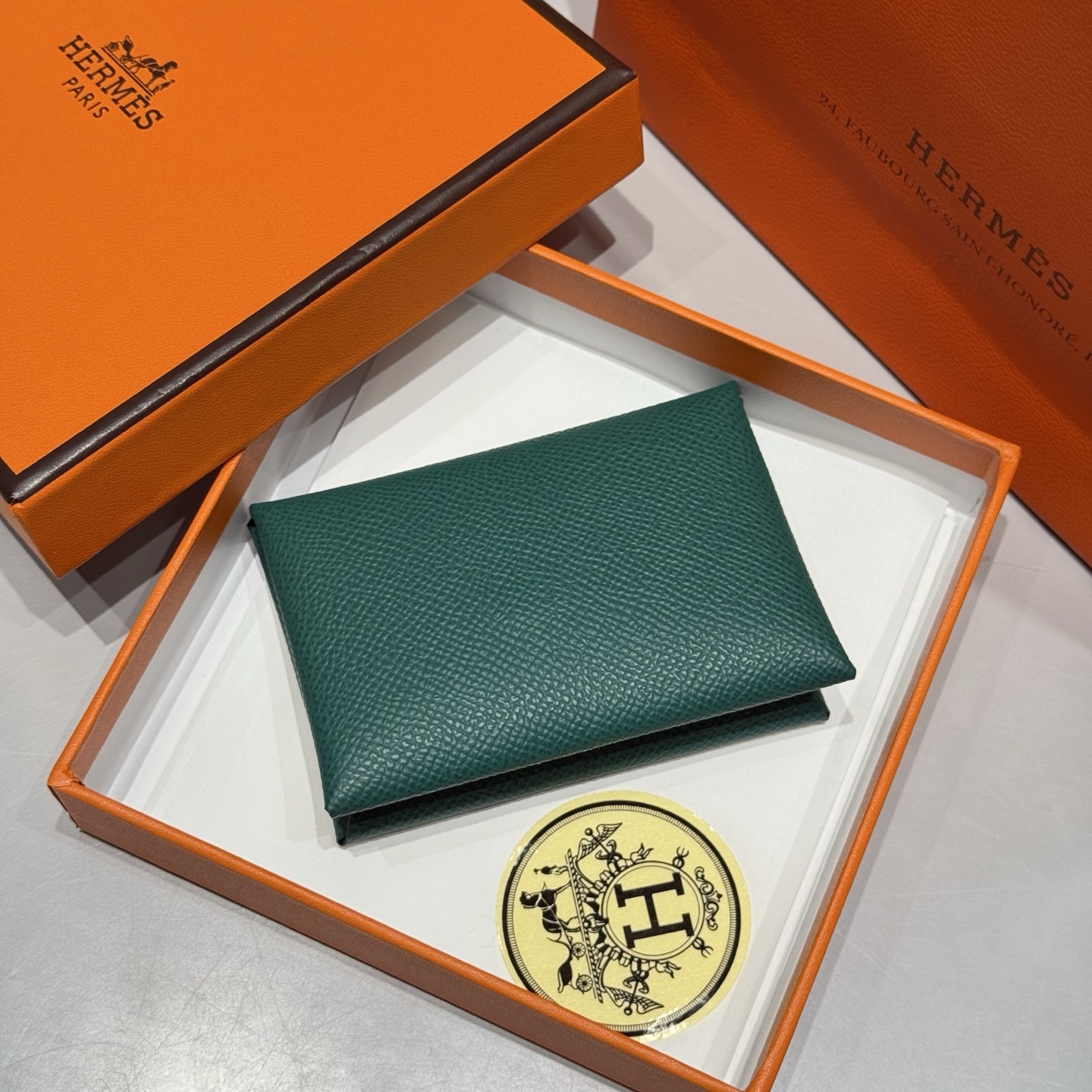 エルメス「Hermès」カルヴィ・デュオ 超実用的カードケース 6色