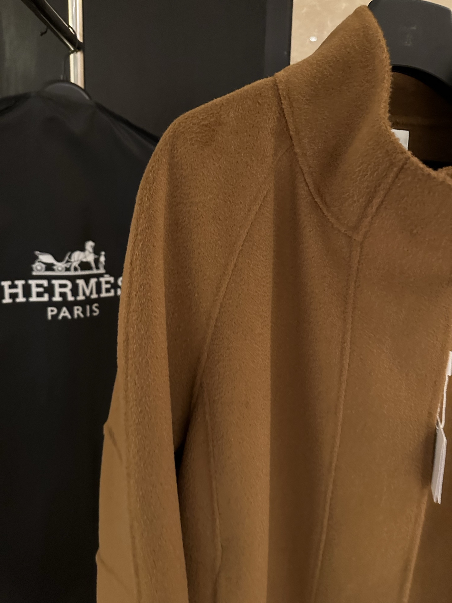 エルメス「Hermès」ラグジュアリーカシミアコート