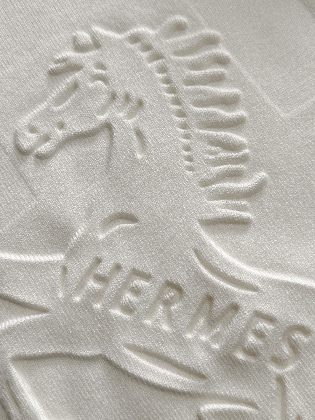 エルメス「Hermès」秋冬全身ジャージー柄新作シンプル丸首ニットウールセーター
