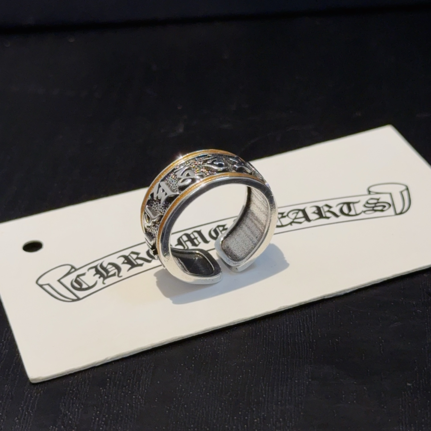 クロムハーツ「Chrome Hearts」クラシックヴィンテージ＆モダンリング - サイズ調整可能