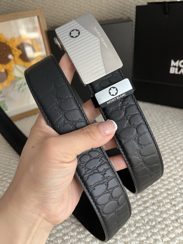 【厳選在庫】Montblanc ビジネスマン正装ベルト「全長約 100cm」