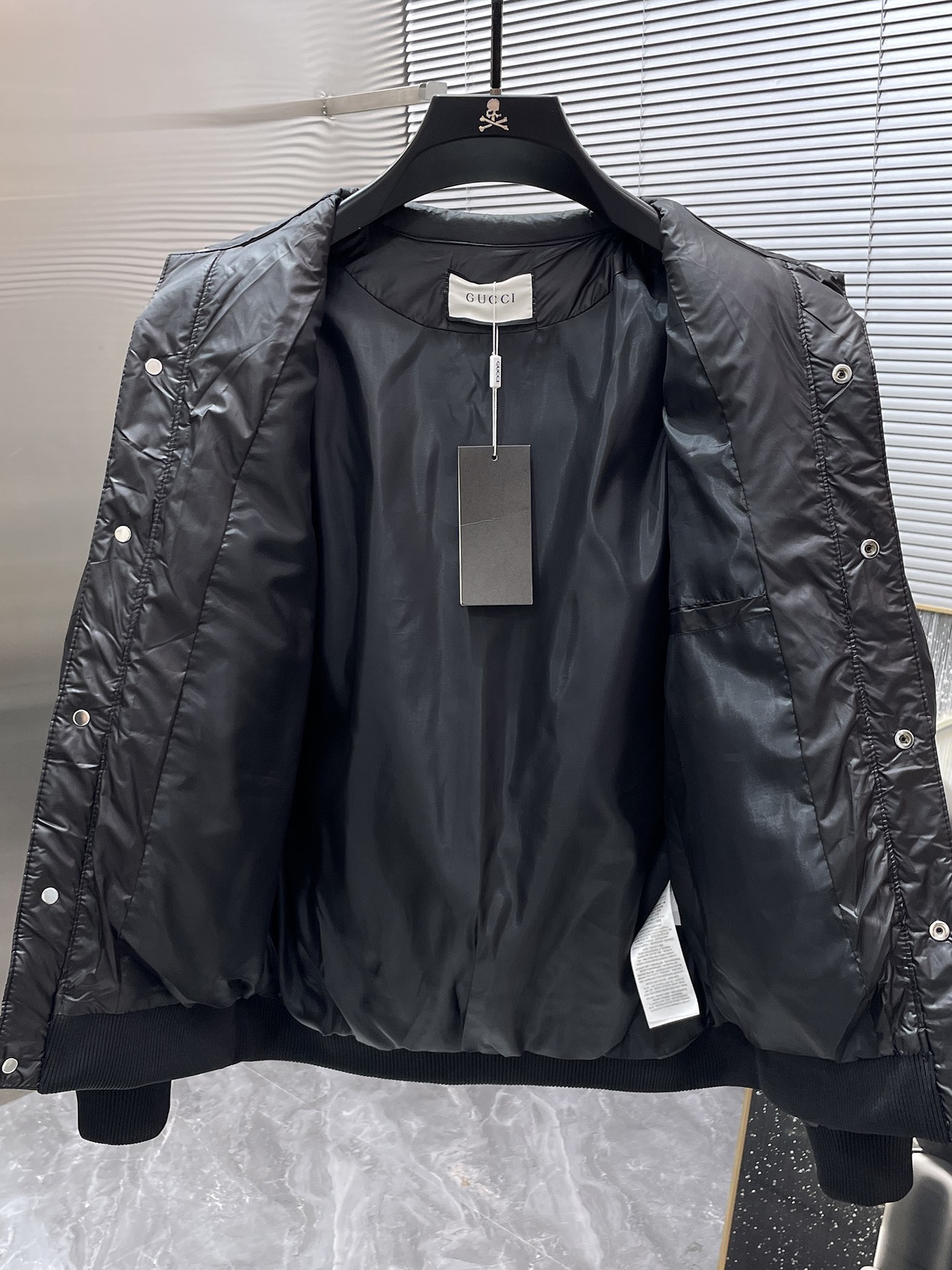 グッチ「Gucci」秋冬ラペル付きコットンジャケット