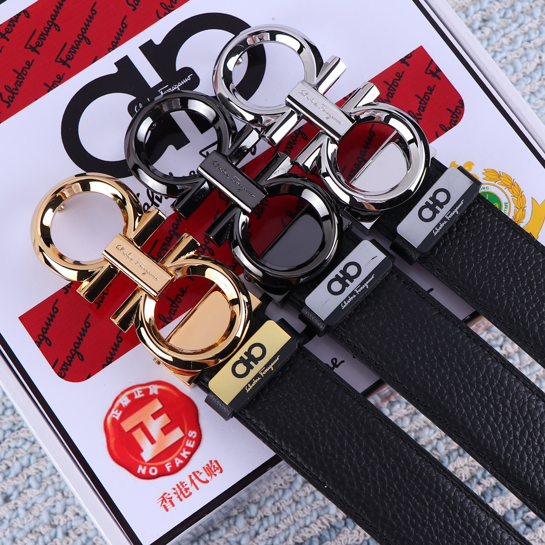 【新規倉庫入り】Salvatore Ferragamo 職人仕上げ高級ベルト「全長約 100cm」
