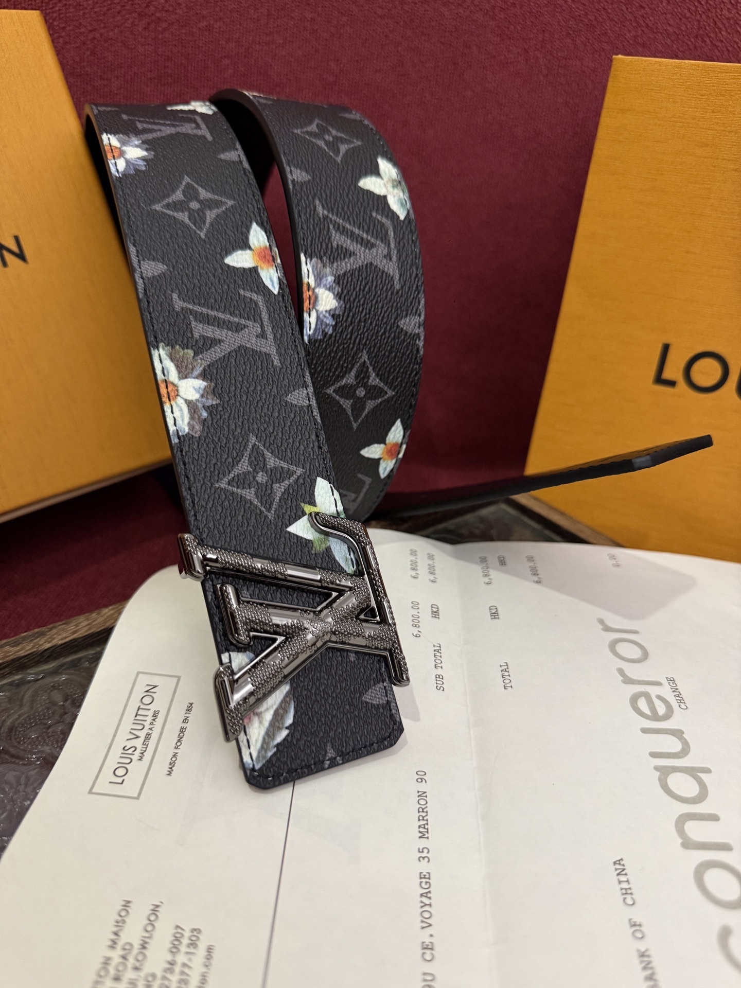 【日本未入荷】ルイヴィトン LV Dimension 両面使いベルト 40mm（全長約 100cm）