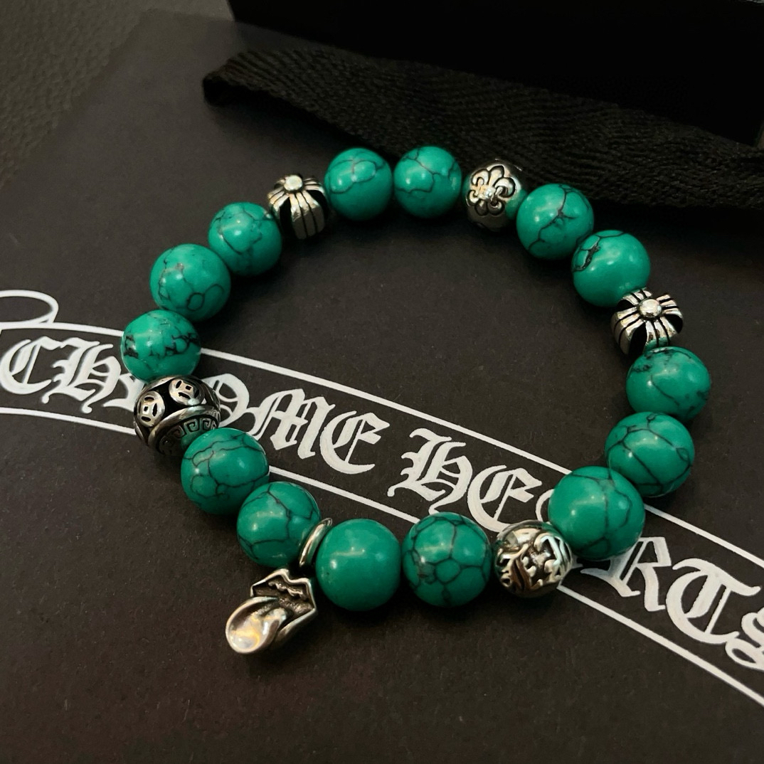 クロムハーツ「Chrome Hearts」ブレスレット - ヴィンテージ＆ロックテイスト ペア用