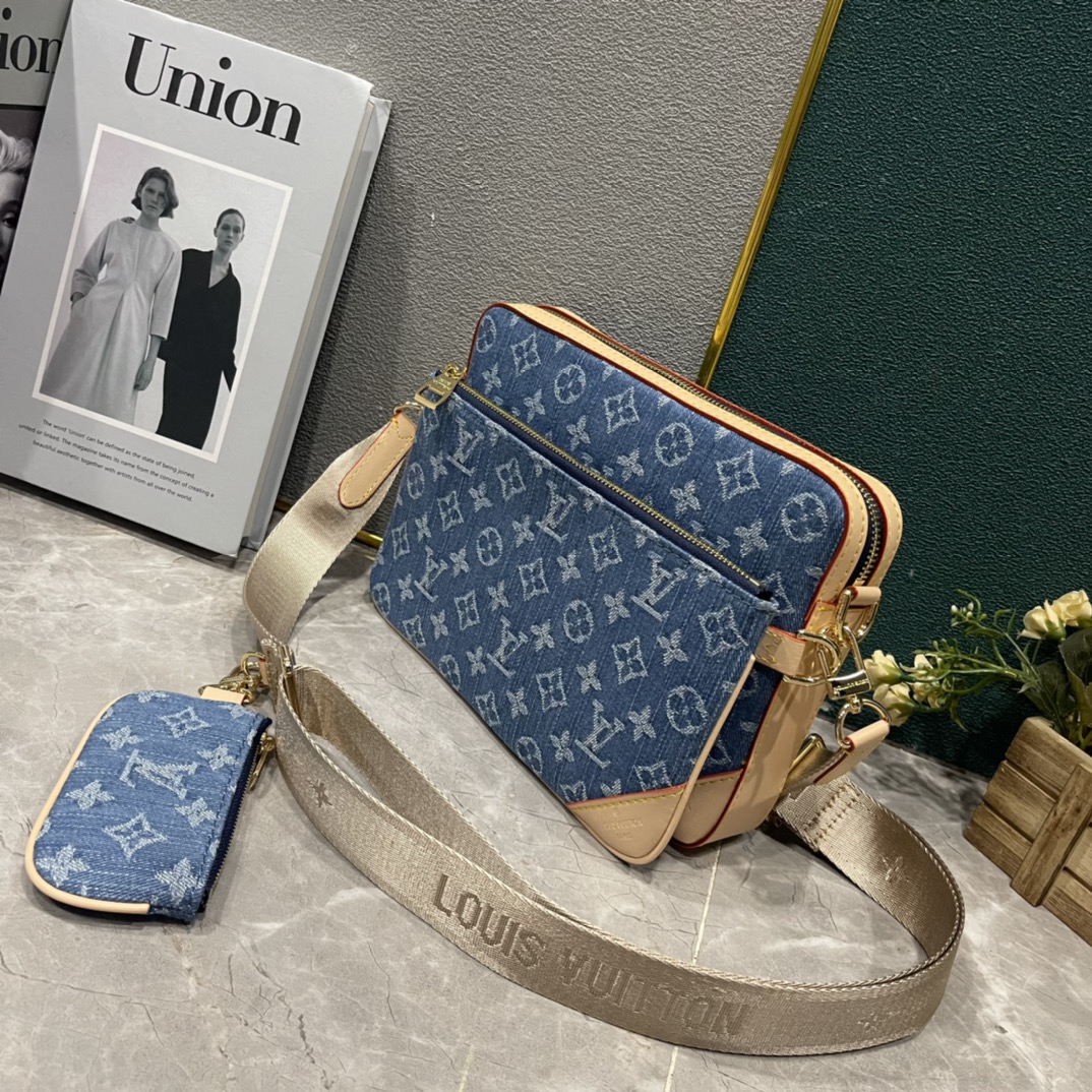 ルイ・ヴィトン「Louis Vuitton」新作 Trio メッセンジャーバッグ