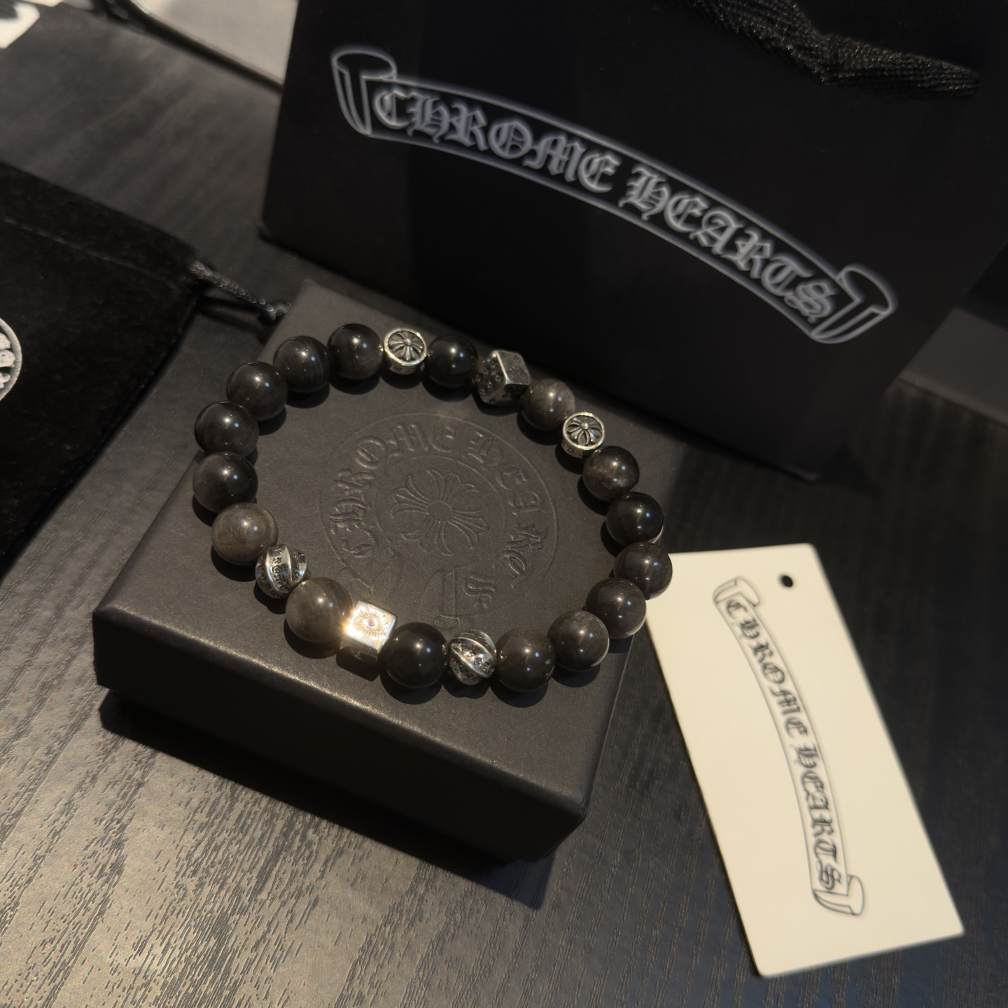 クロムハーツ「Chrome Hearts」ブレスレット - ヴィンテージ＆ロックテイスト ペア用