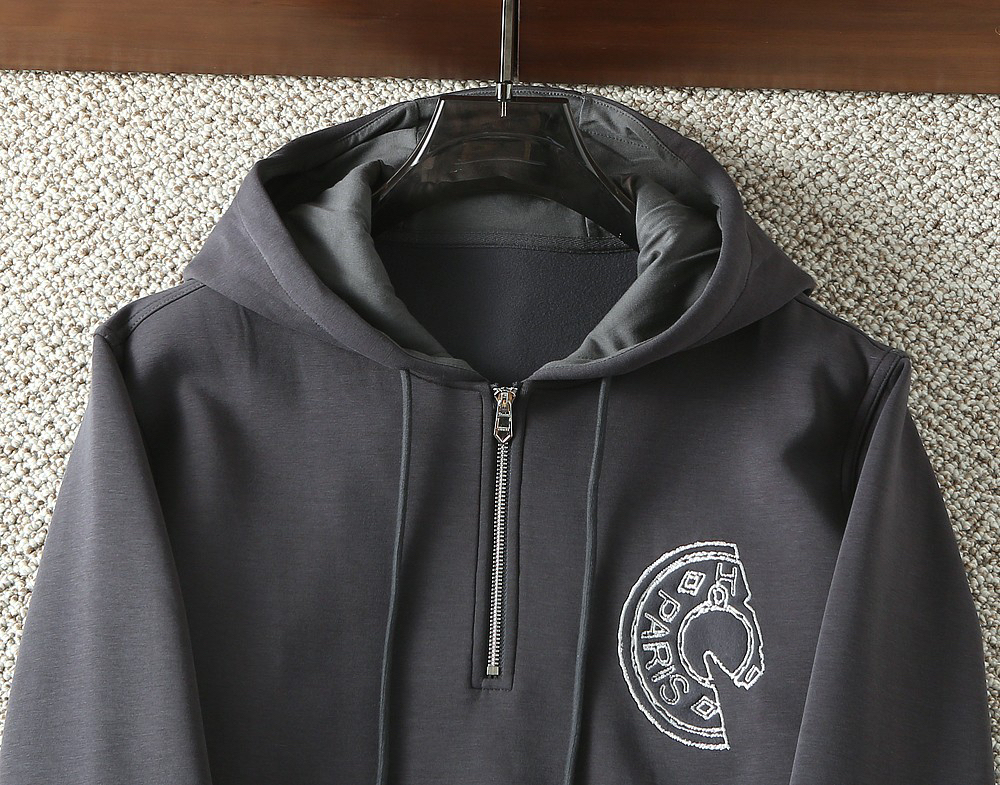 エルメス「Hermès」新着 メンズ フード付きスウェットシャツ