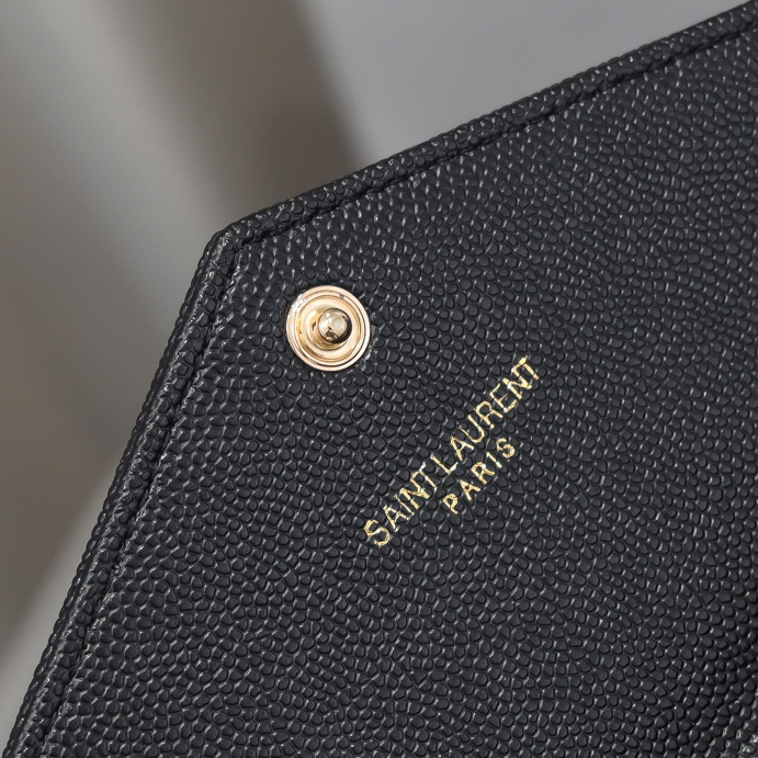 サンローラン「Saint Laurent」カサンドラ マトラッセ ラージ フラップウォレット