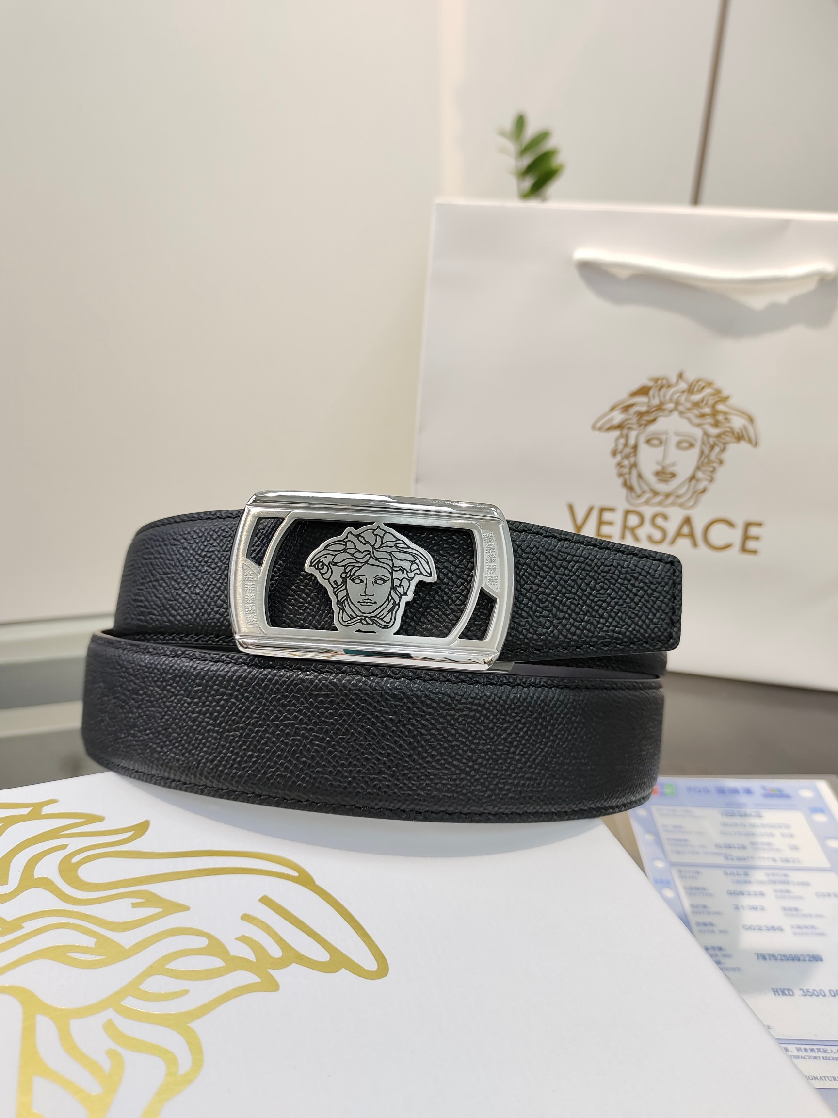 【先行新作】Versace トレンドラグジュアリーベルト「全長約 100cm」