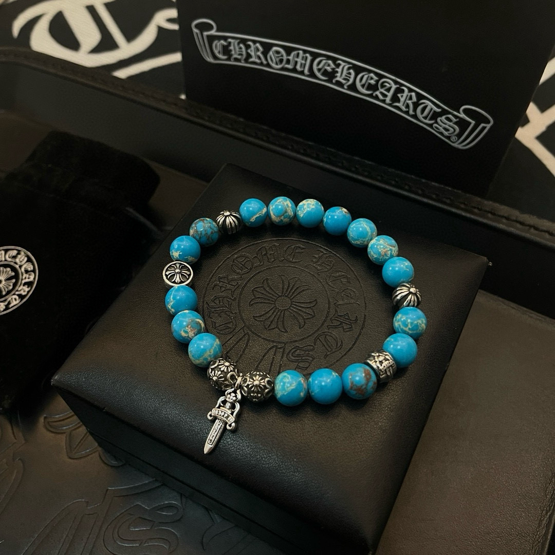 クロムハーツ「Chrome Hearts」ブレスレット - ヴィンテージ＆ロックテイスト ペア用