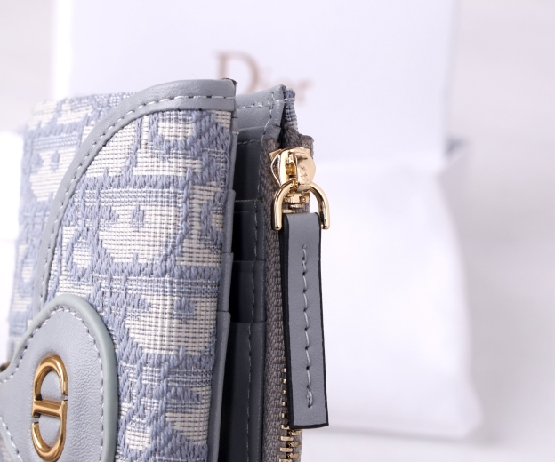 ディオール「Dior」Oblique 帆布ショートウォレット 限定デザイン