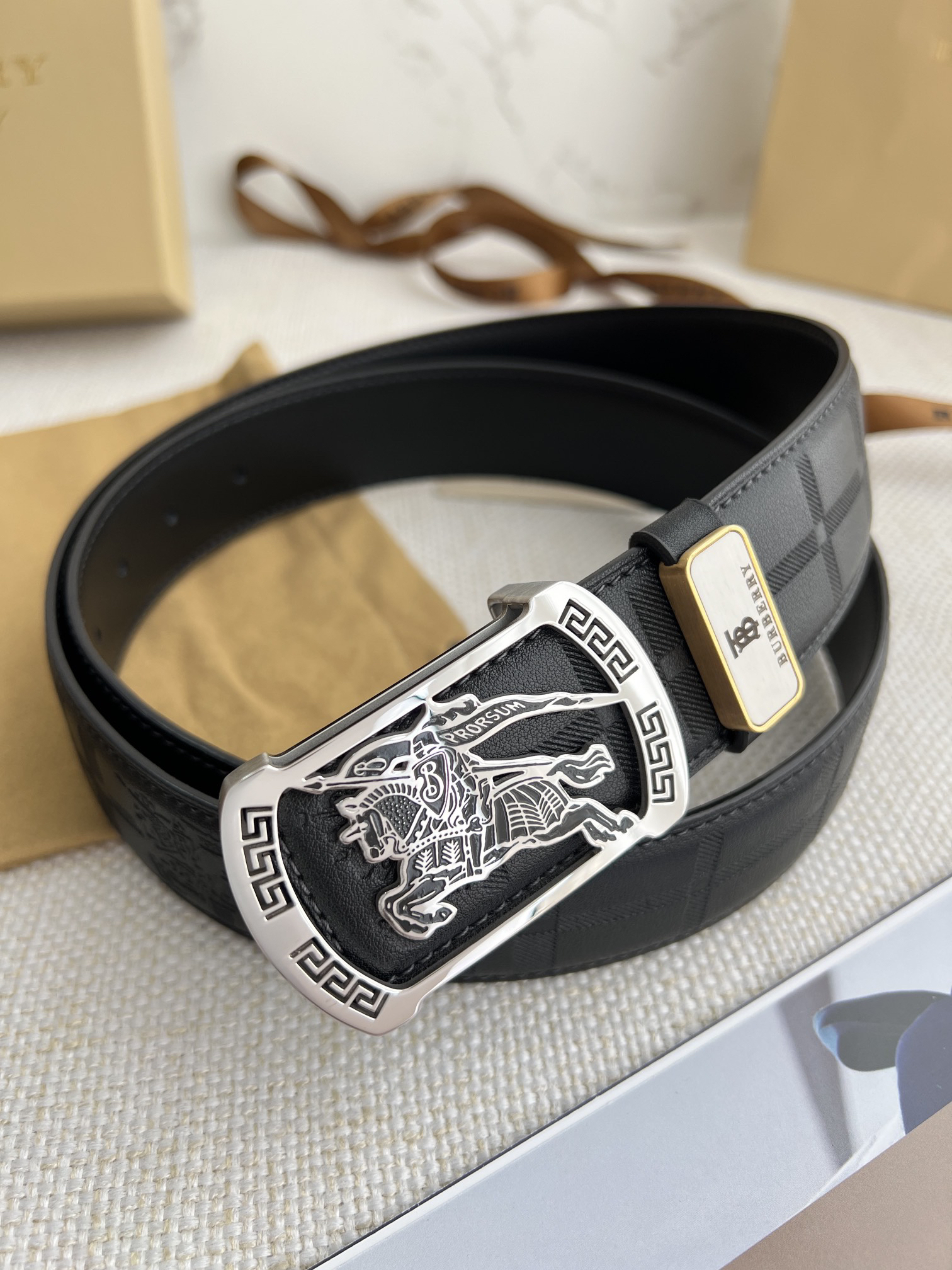 [Copy]バーバリー「Burberry」フックベルト 2色