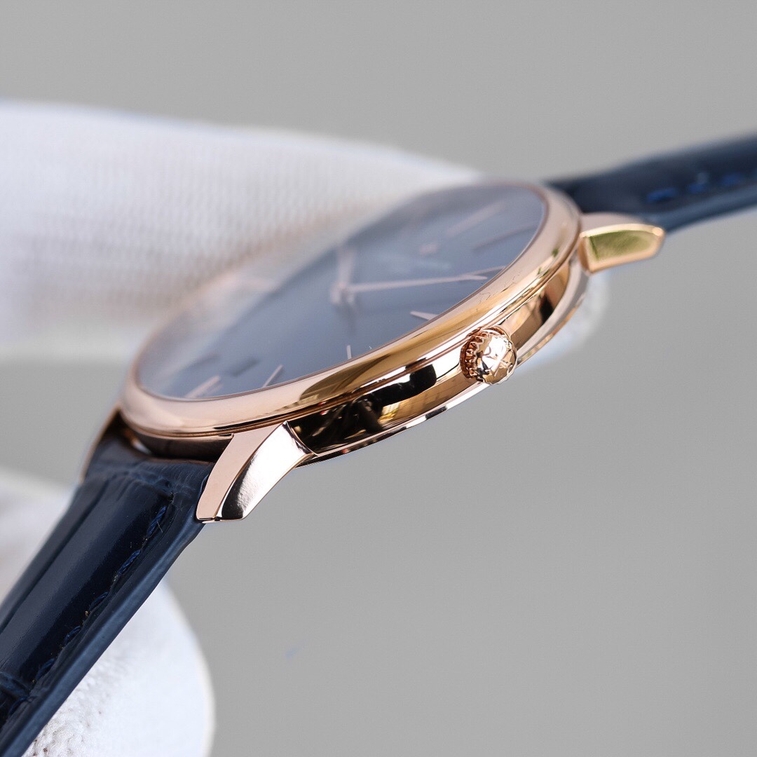 ヴァシュロン・コンスタンタン「Vacheron Constantin」蓝ガラス メンズウォッチ40MM