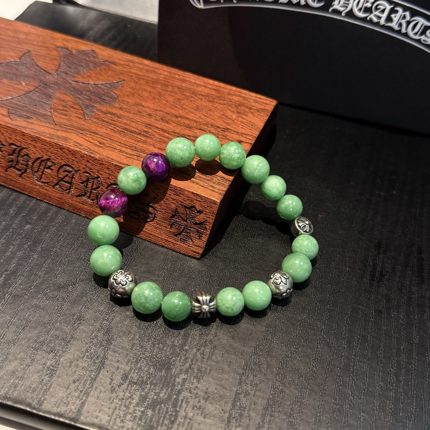 クロムハーツ「Chrome Hearts」ブレスレット - ヴィンテージ＆ロックテイスト ペア用