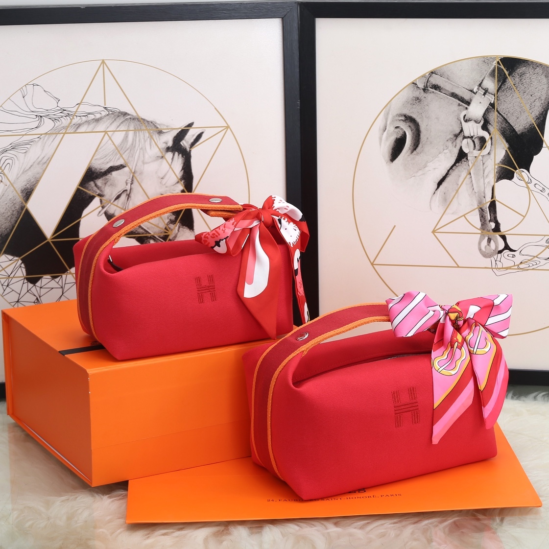 エルメス(Hermès) ブリッドアブラック 収納バッグ 9色