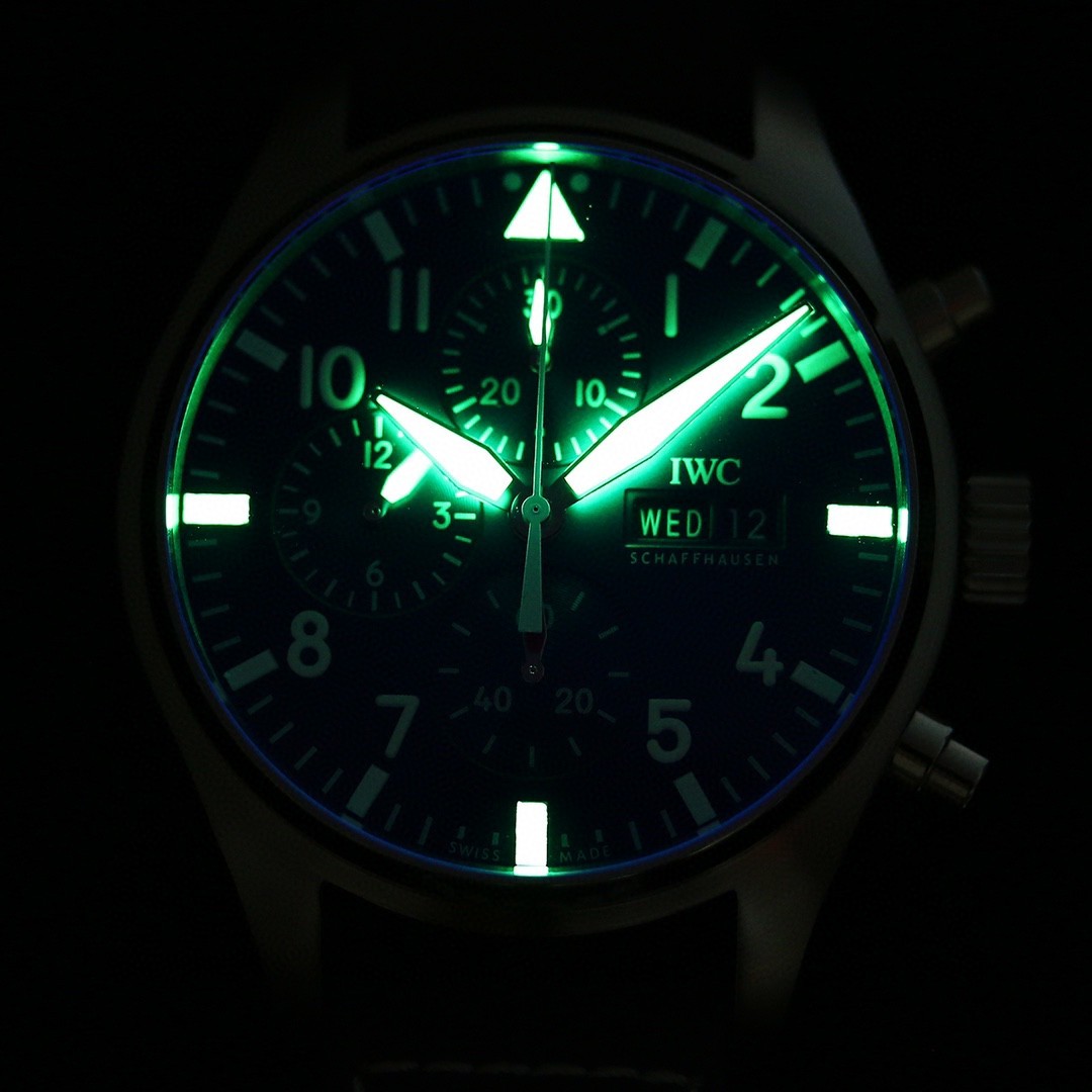 アイ・ダブリュー・シー「IWC」パイロット ウォッチ クロノグラフ メンズ機械式腕時計43MM