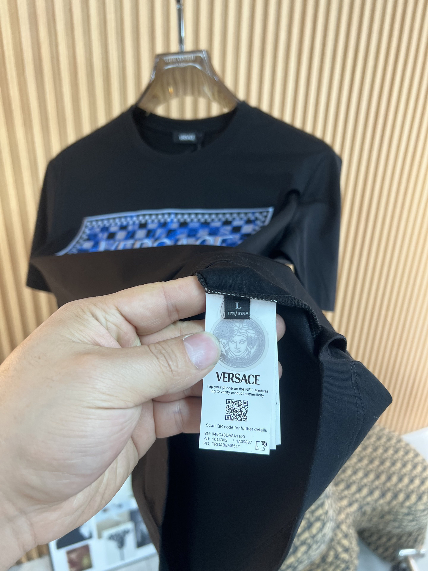 ヴェルサーチ「Versace」 2025SS プレミアム クルーネックTシャツ