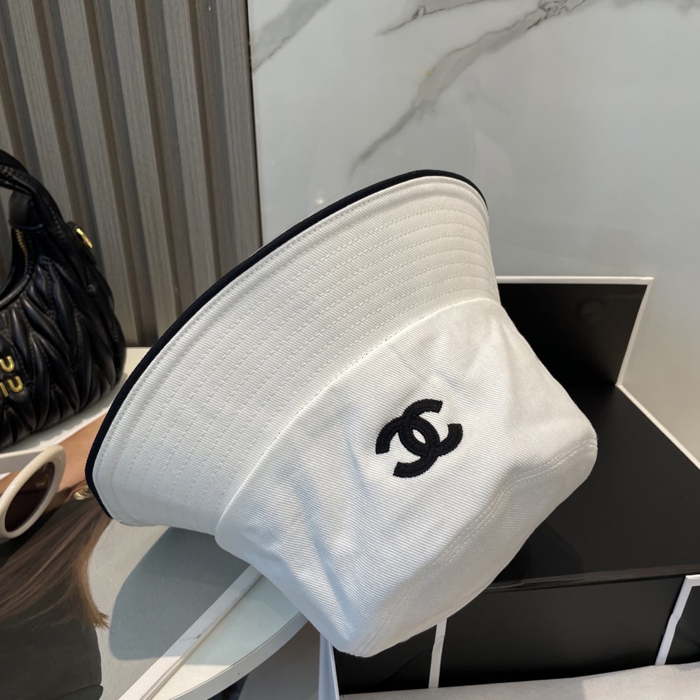 シャネル「Chanel」エンブロイダリー バケットハット ハット