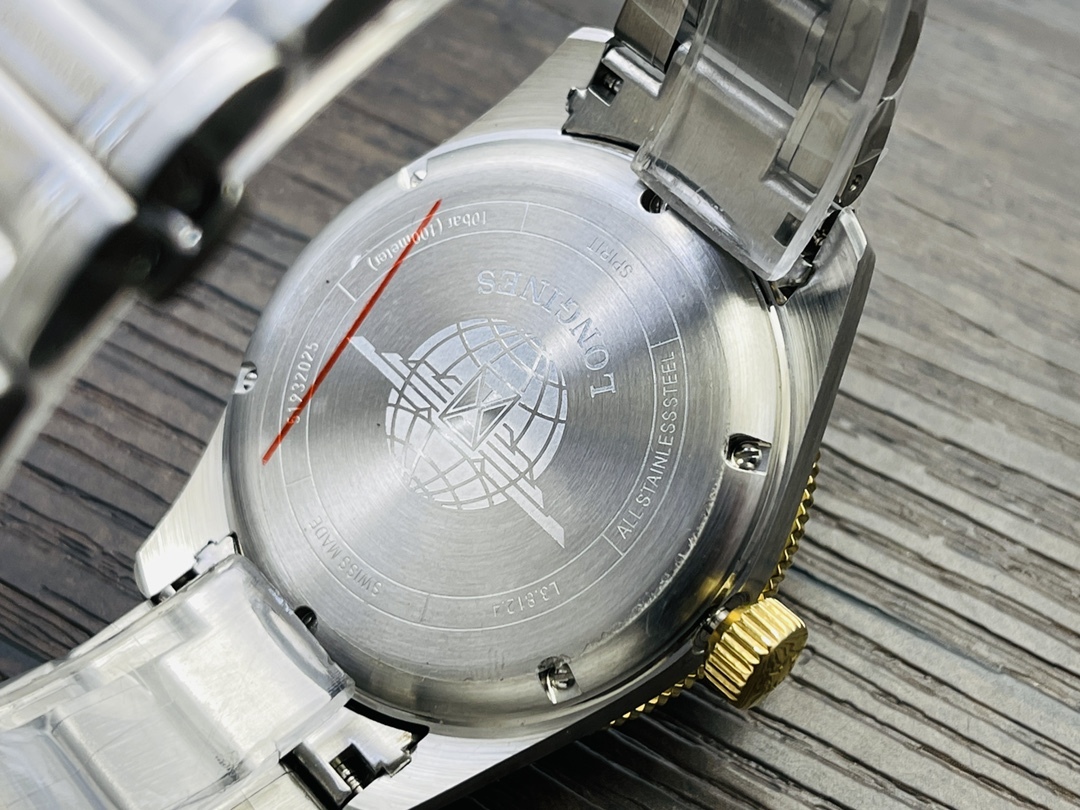 ロンジン「Longines」 スピリット ズールータイム "ゴールドアクセント" メンズウォッチ42mm