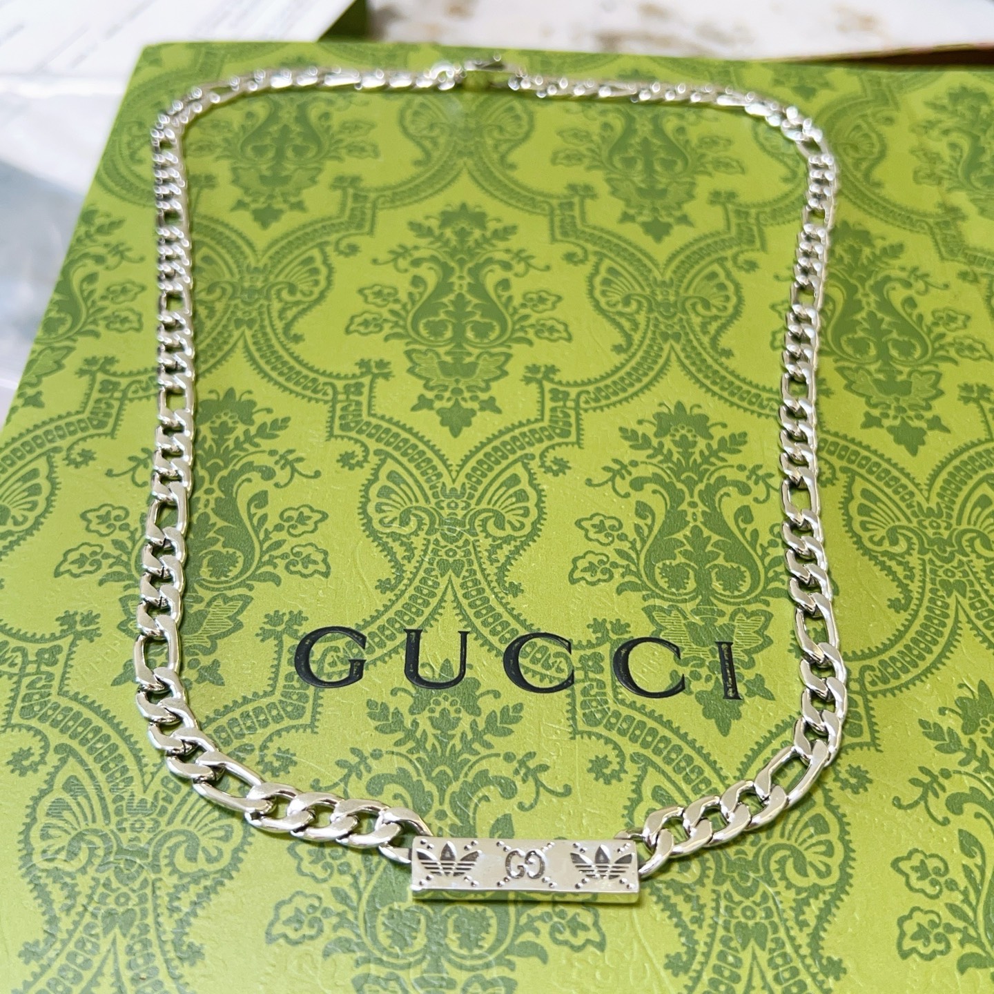 グッチ「Gucci」 Anger Forest ダブルGペンダントネックレス