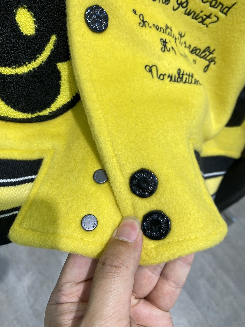 ルイ・ヴィトン「Louis Vuitton」ウール＆レザー コンビネーション ジャケット アウコート着