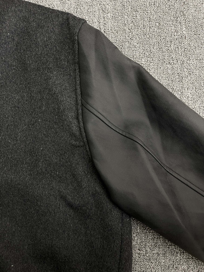 ルイ・ヴィトン「Louis Vuitton」 ウール エンブロイダリー ベースボール ジャケット