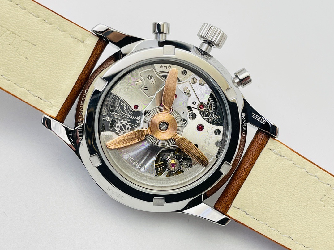 ブランパン「Blancpain」エアーコマンド クロノグラフ自動巻きフライバック パイロットウォッチ42.5mm