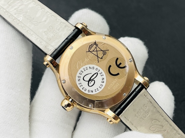 ショパール「Chopard」ハッピーダイヤモンド ハートレディース クォーツウォッチ36mm