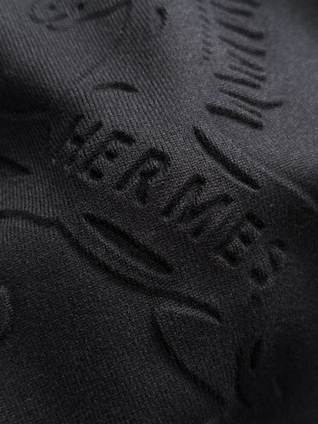 エルメス「Hermès」秋冬全身ジャージー柄新作シンプル丸首ニットウールセーター