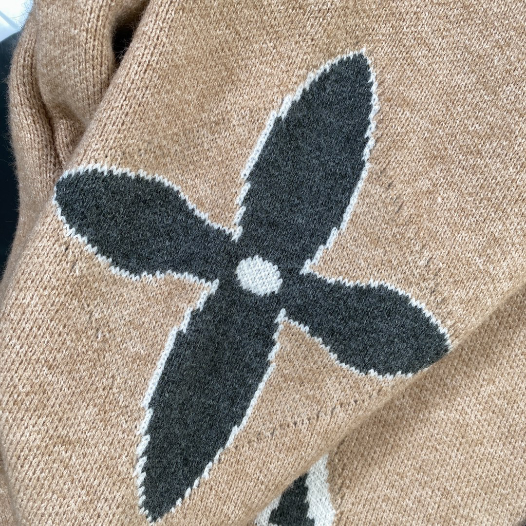 ルイ・ヴィトン「Louis Vuitton」クラシックジャージー編みウールプルオーバー